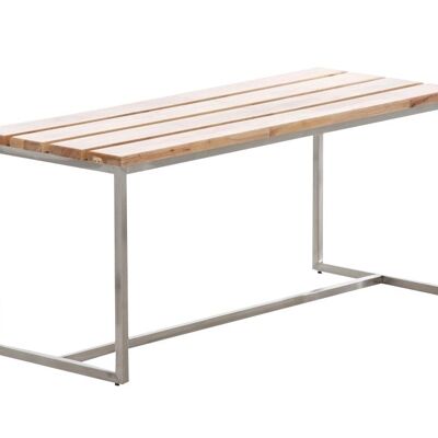 Bench Barci natural 40x100x48 natural Wood stainless steel