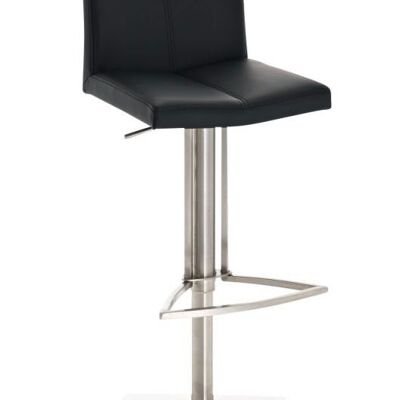 Brisbane bar stool black 38x40x77.5 black metal Chromed metal