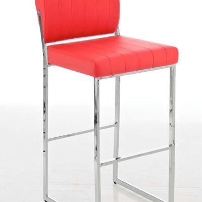 Bar stool Louisiana C77 red xx red