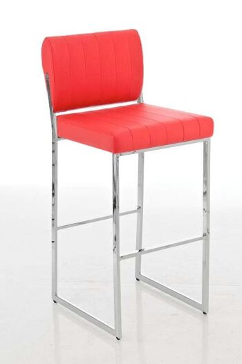 Tabouret de bar Louisiana C77 rouge xx rouge