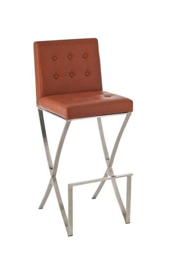 Tabouret de bar Ballina C85EL marron clair xx marron clair