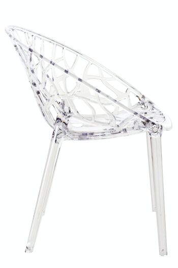 Chaise empilable CRYSTAL transparente 60x59x80 plastique transparent plastique 4