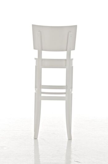 Tabouret de bar Carla H80 blanc xx blanc 5