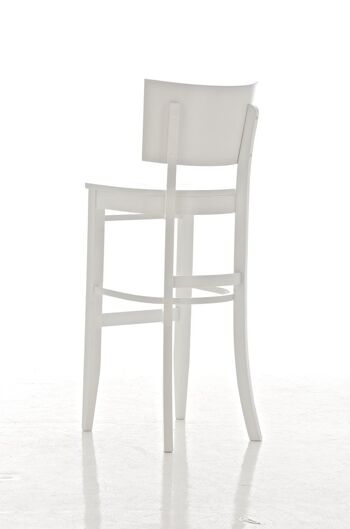 Tabouret de bar Carla H80 blanc xx blanc 6