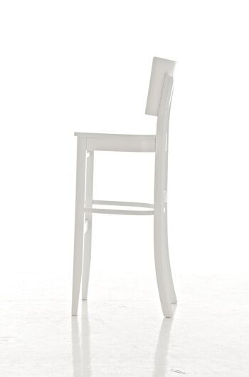 Tabouret de bar Carla H80 blanc xx blanc 7