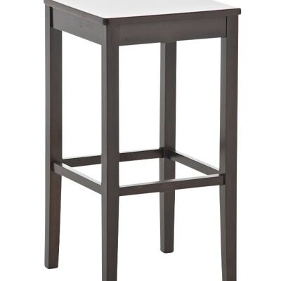 Bar stool Maru H76 cappuccino 40x40x76 cappuccino artificial leather Wood