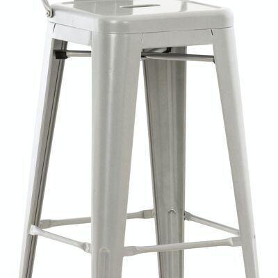 Bar stool Mason silver 43x44x96 silver metal metal