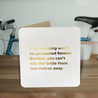 Wedding Postponed Card