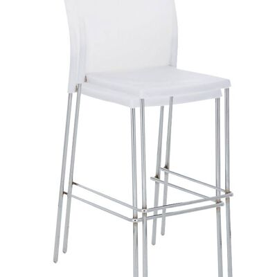 2x bar stools Laura white xx white
