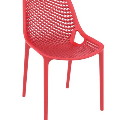 Chair air red 60x50x82 red plastic plastic