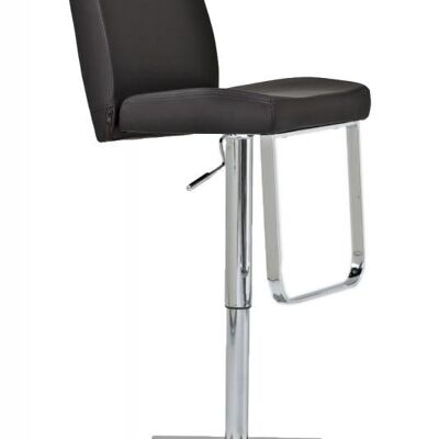 Bar stool Halifax brown 46x42x115 brown artificial leather Chromed metal