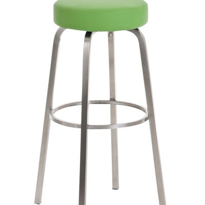 Bar stool Kamari E85 vegetable 40x40x85 vegetable artificial leather stainless steel