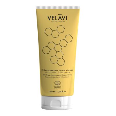 Crema esfoliante delicata per il viso – Miele reale e argilla rosa di Velay*