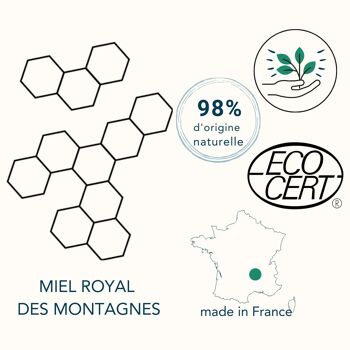 Crème Gommante Douce pour le Visage – Miel Royal et Argile Rose du Velay* 4