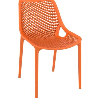 Silla air orange 60x50x82 plastico naranja plastico