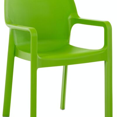 stoel diva groente 53x57x84 groente plastic plastic