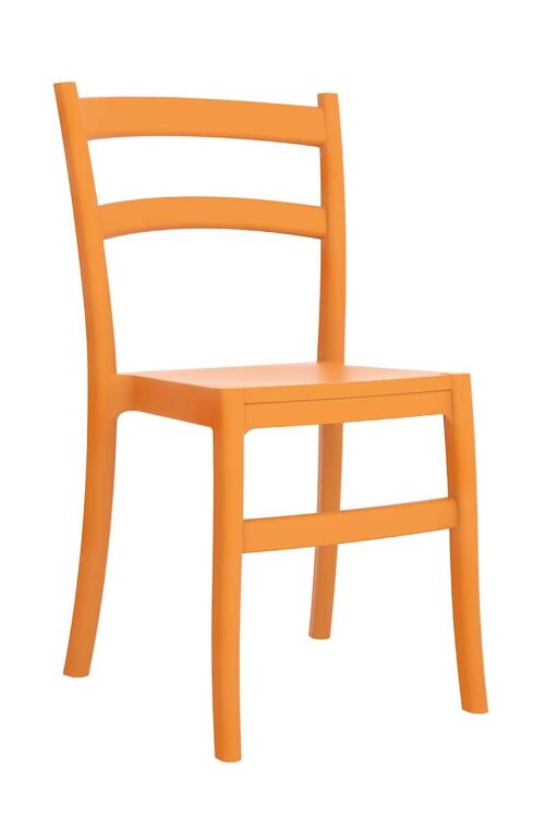 Tiffany stoel oranje 51x45x85 oranje plastic plastic