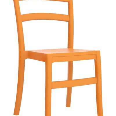 Tiffany chair orange 51x45x85 orange plastic plastic