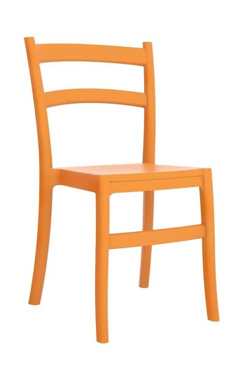 Chaise Tiffany orange 51x45x85 plastique plastique orange 1