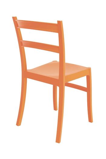 Chaise Tiffany orange 51x45x85 plastique plastique orange 4
