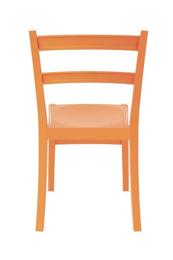 Chaise Tiffany orange 51x45x85 plastique plastique orange 5