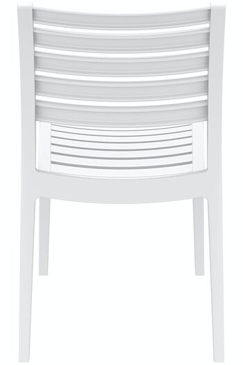 Chaise Ares blanc 58x48x82 plastique plastique blanc 4