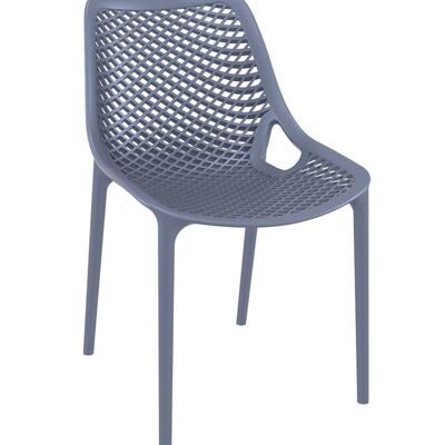 Chair sky dark gray 60x50x82 dark gray plastic plastic