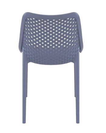 Chaise air gris foncé 60x50x82 plastique gris foncé plastique 5