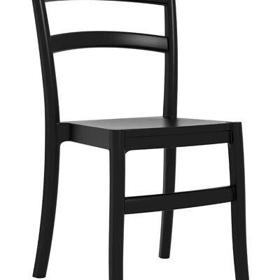 Tiffany chair black 51x45x85 black plastic plastic