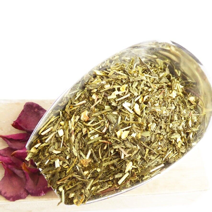 SPARKLING BREEZE BULK - té verde orgánico de jengibre y limón