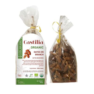 Datteri biologici "Deglet Nour" inseriti in bouquet 500g - FR-BIO-01
