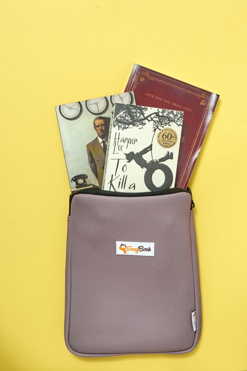 Classic Mink Book pouch Book sleeve - Snugbook