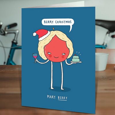 Mary Berry Xmas Funny Christmas Card