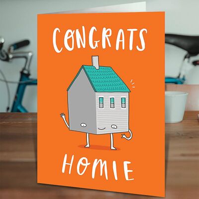 New Homie Funny New Home Card