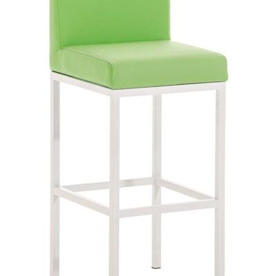 Bar stool Goa W77 vegetable 44.5x40x96.5 vegetable artificial leather Wood