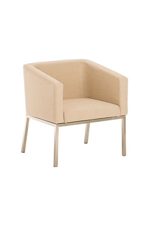 Fauteuil Nala stof room 58x65x73 room Materiaal roestvrij staal