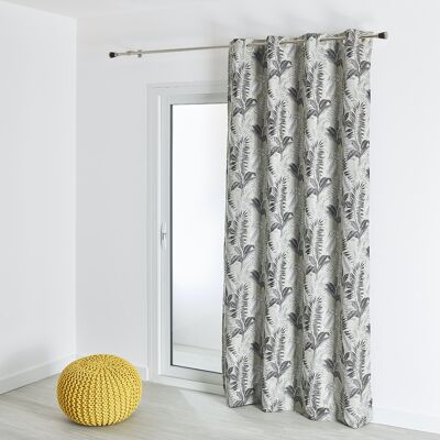 Jacquard curtain - Linen - 140 X 260 cm