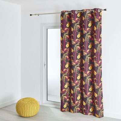 Jacquard curtain - Saffron - 140 X 260 cm