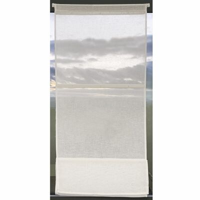 Unite Roman Blind Plain Etamine-White-045X180