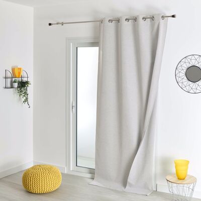 Double Sided Blackout Curtain - Ivory - 135 X 260 cm