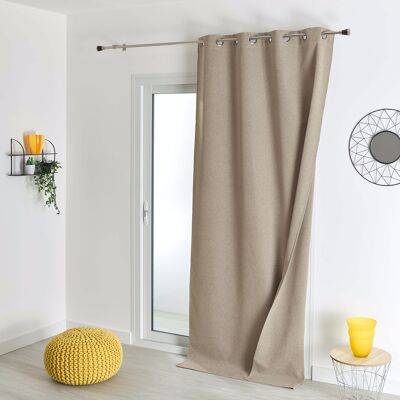 Rideau Occultant Double Face - Beige - 135 X 260 cm