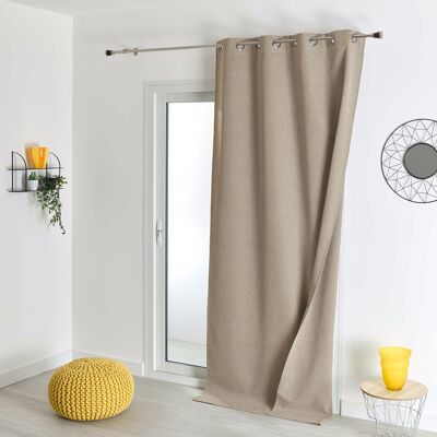 Double Sided Blackout Curtain - Beige - 135 X 260 cm