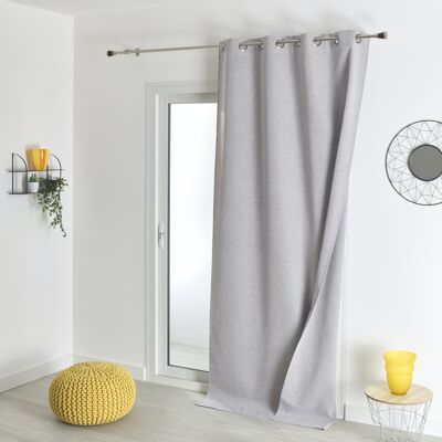 Rideau Occultant Double Face - Gris - 135 X 260 cm