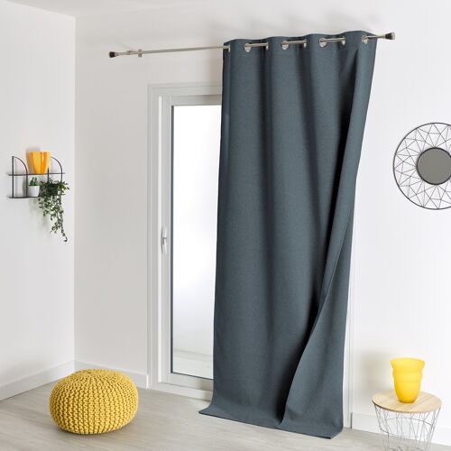 Rideau Occultant Double Face - Anthracite - 135 X 260 cm