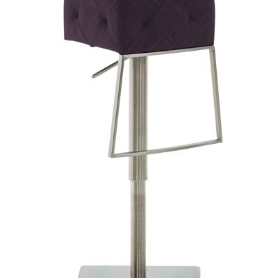 Taburete de bar Mansfield FABRIC violeta 42x42x68 violeta Material acero inoxidable