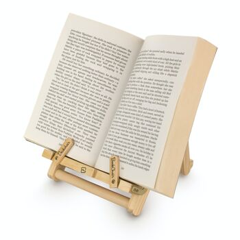 Transat Bookchair - Ipad, Tablet Stand et Book Holder - Multiraye, Bleu ou Rouge 4