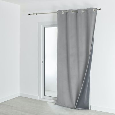 Velvet Curtain - Pearl Gray - 135 X 280 cm