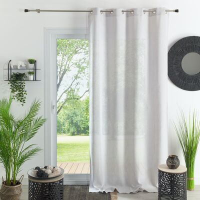 Plain curtain - White - 140 X 260 cm