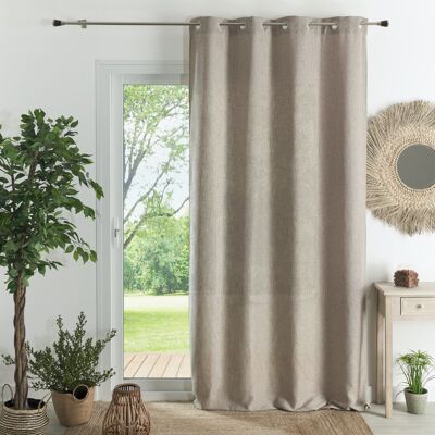 Plain curtain - Linen - 140 X 260 cm