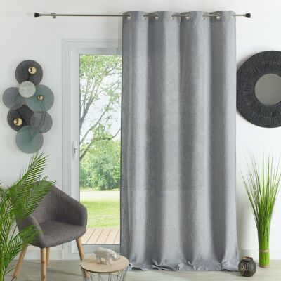 Plain curtain - Gray - 140 X 260 cm